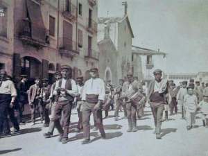 A Vilafranca a peu en homenatge als nostres avantpassats de la Roser