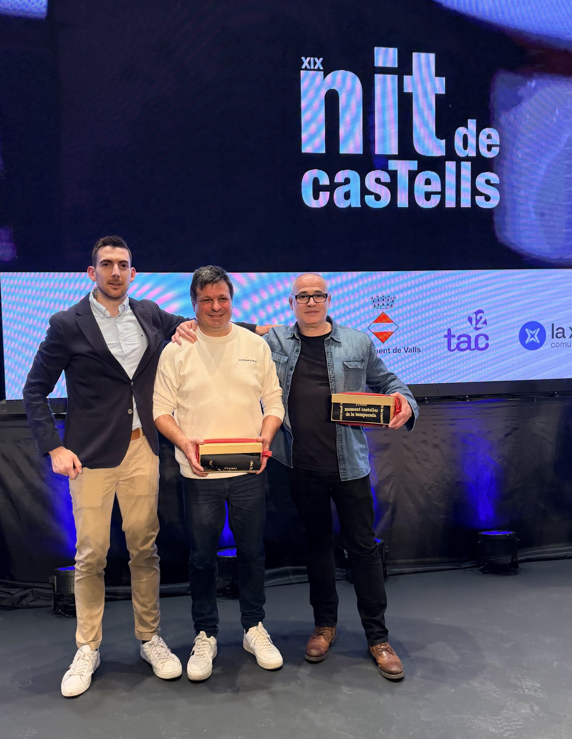 La XIX Nit de Castells deixa dos premis a casa nostra