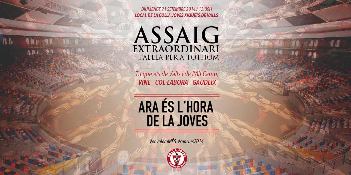 Assaig Extraordinari Concurs de Castells