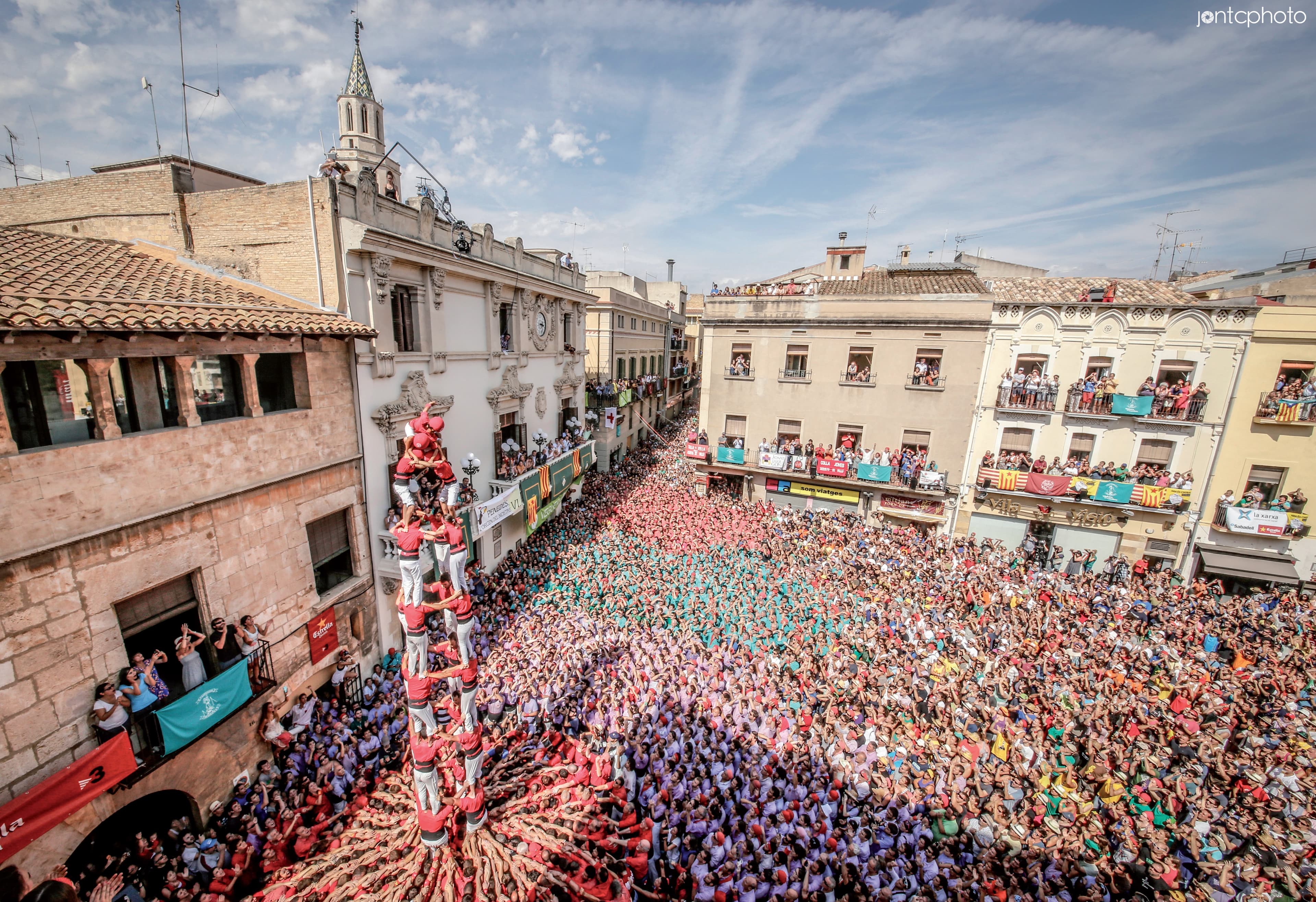 La Colla Joves Xiquets de Valls a Vilafranca del Penedès